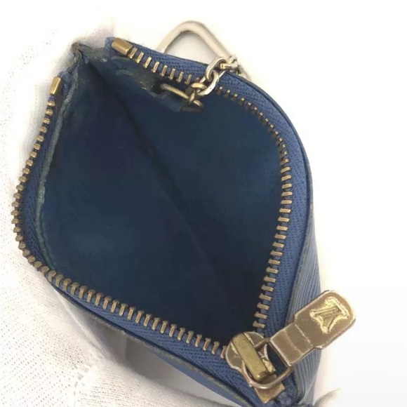 Louis Vuitton Epi Pochette Cles Leather Wallet Coin Purse - blue - Picture 6 of 8